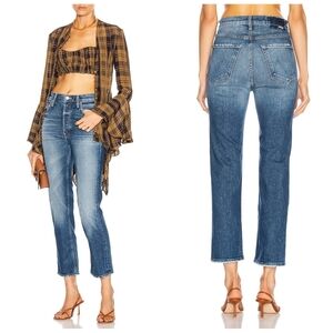 MOTHER Superior Tomcat Ankle Jeans In Tell It To The Pope Size 27